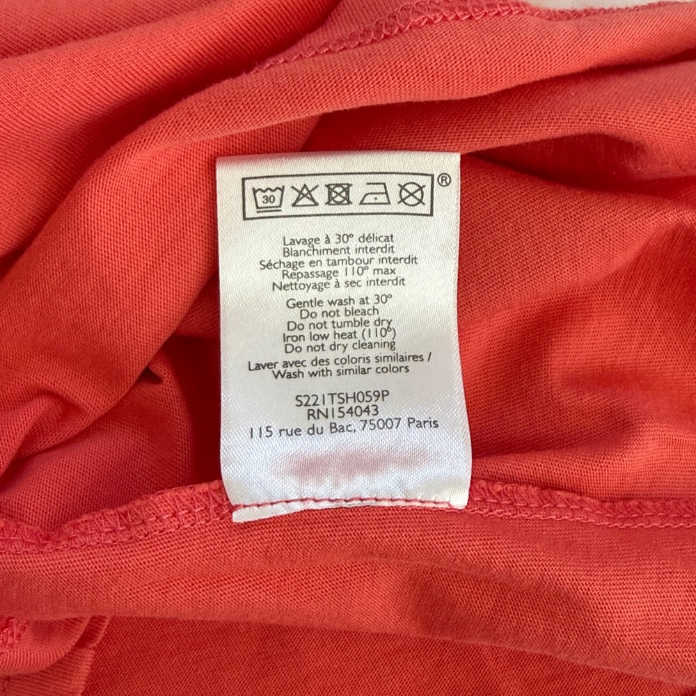 Sézane x Maddie Nye t-shirt Amor Sz XS - Picture 4 of 6
